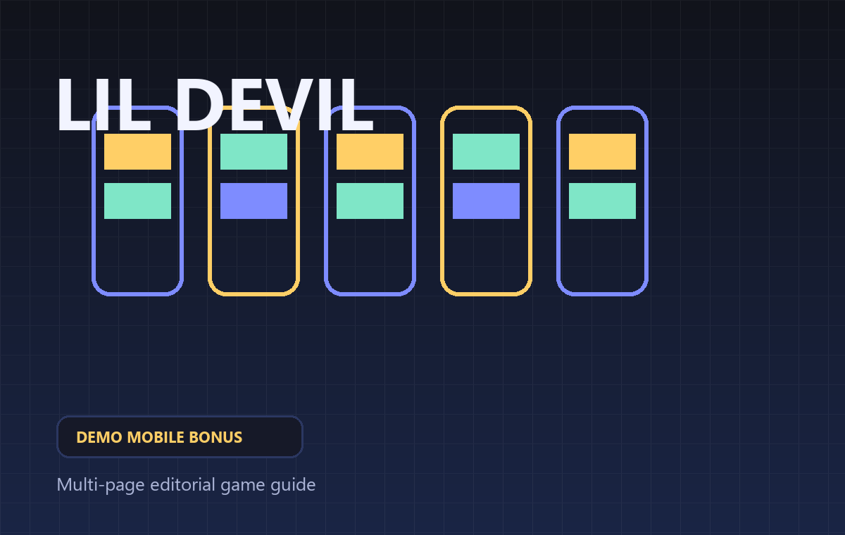 Lil Devil game cover for demo mode, mobile play and bonus access